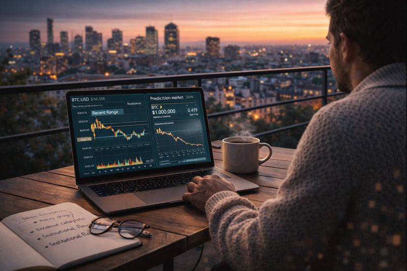 Prediction Markets Suggest $100K Bitcoin Price Is Out of Reach For Now - Bitcoin news banner image