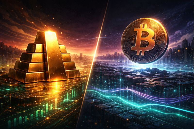 Bitcoin Fails to Follow Gold’s Rally as Gold Hits $5,300 Record High - Bitcoin blog banner image