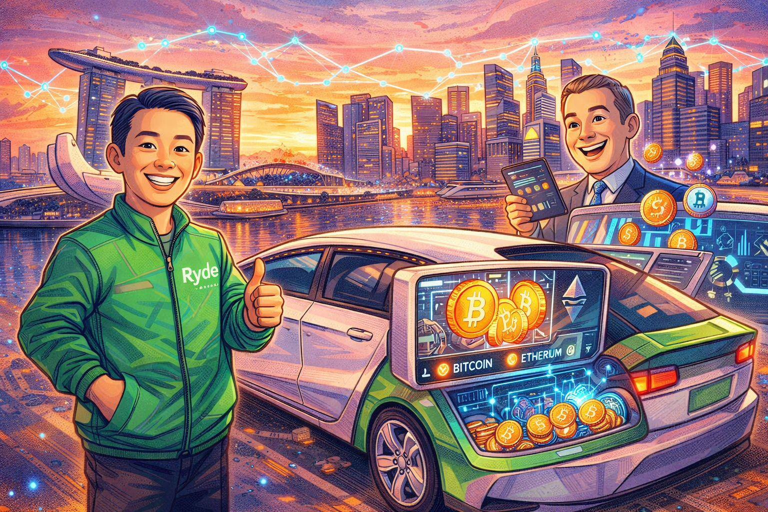 Singapore’s Ryde Adds Crypto to Corporate Treasury