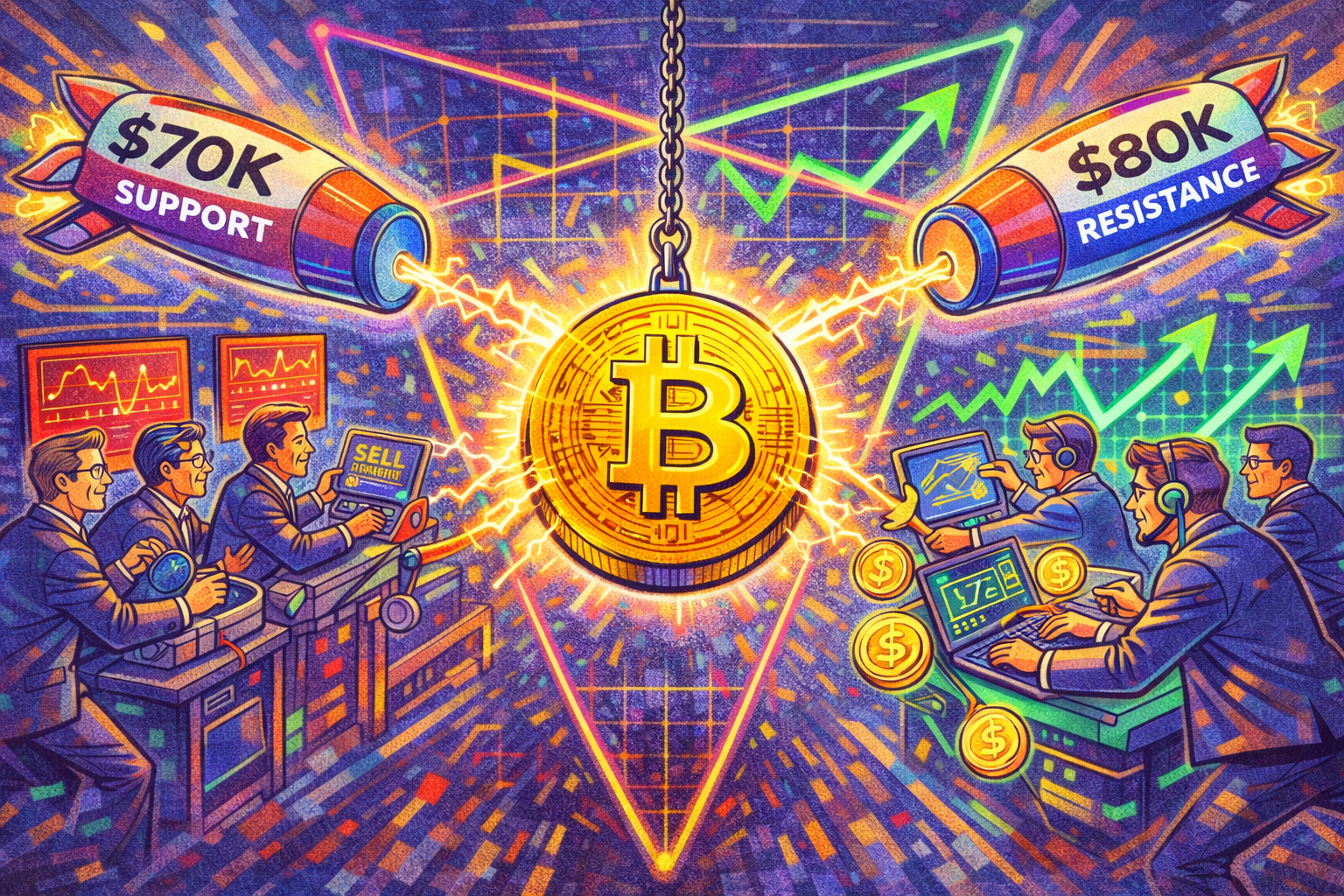 Bitcoin Compression Pattern Could Send BTC Toward $80K