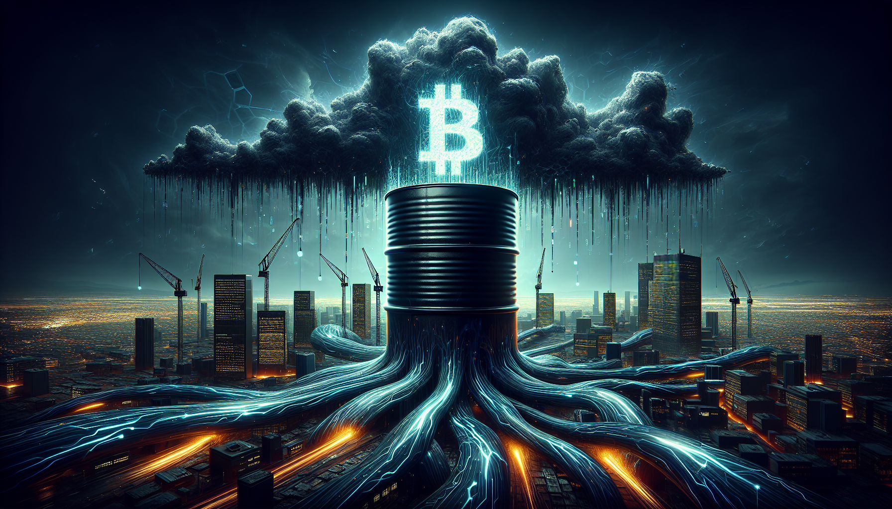 When Digital Gold Bows to Black Gold: Bitcoin's Rude Awakening from a Barrel of Oil